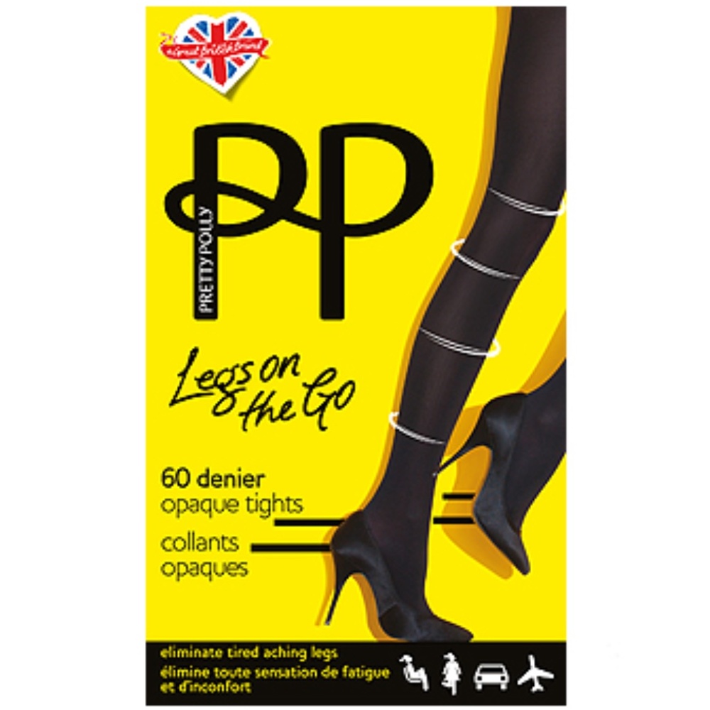 Pretty Polly Legs on the Go - 60 Denier Opaque Tights